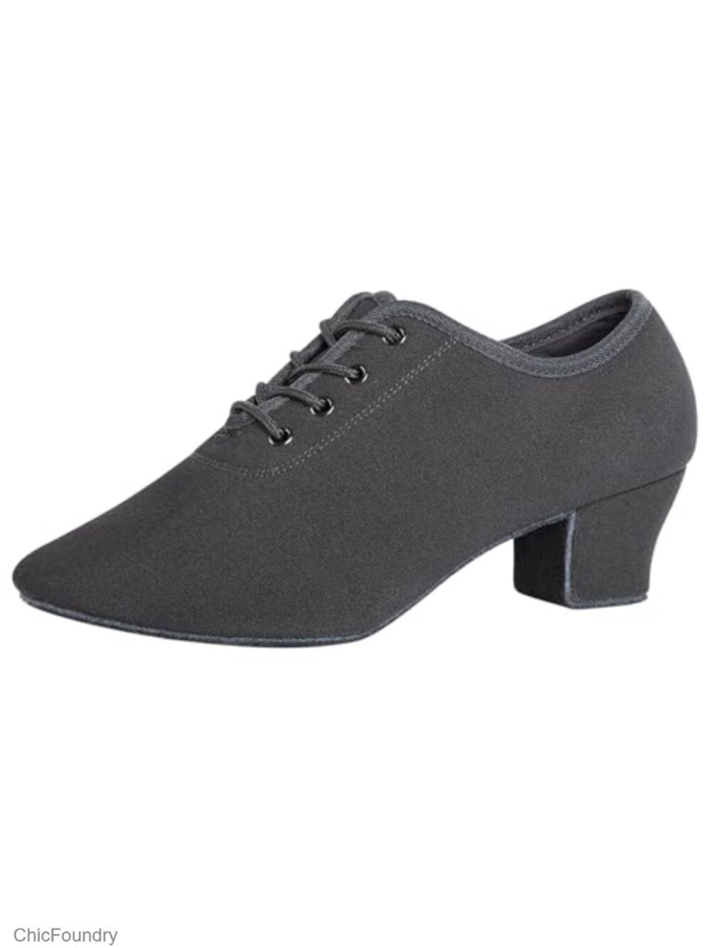 Women's Lace Up Ballroom Dance Shoes Suede Sole Professional Latin Practice
